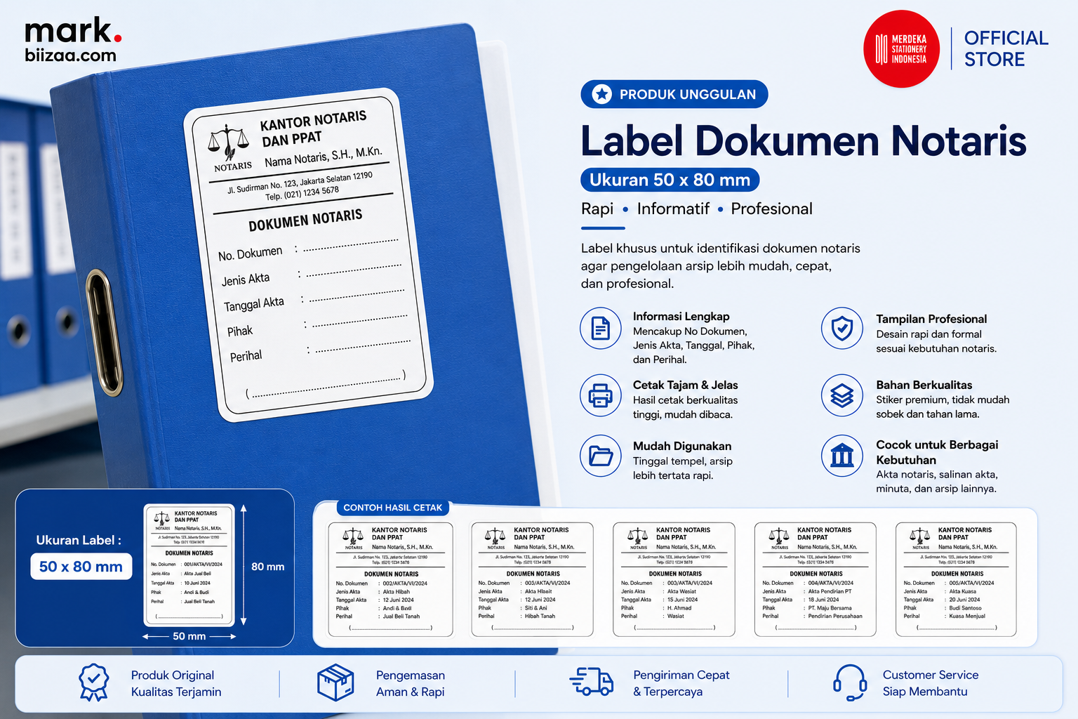 Jasa Label Dokumen Notaris
